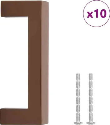 Produktbild von vidaXL Möbelgriffe 10 Stk. Bronzen 96 mm Edelstahl