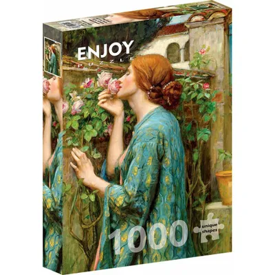 Zdjęcie produktu dla Puzzle 1000 elementów Enjoy – John William Waterhouse: Dusza róży