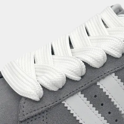 Image de Lacets plats larges Fat Laces Adidas Campus 00s Adidas 15mm 1,5cm blanc