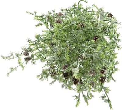Produktbild von GASPER Weihnachtsdeko Zederngirlande Grün beschneit 190 cm - Kunstpflanzen