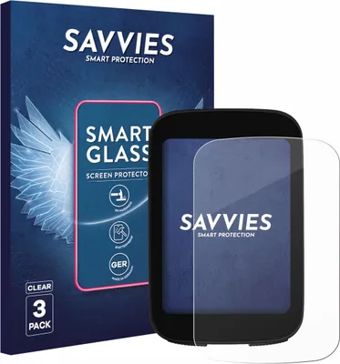 Produktbild von 3x Savvies Schutzglas Folie für Bikevee BKV300B 2.4" 9H Panzer Schutzfolie Glas Displayschutz klar transparent