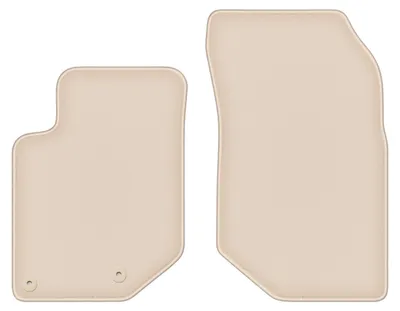 Produktbild von DURBAN Beige Velours-Fußmatten vorne für DS. DS3 Crossback Crossover (2018-)