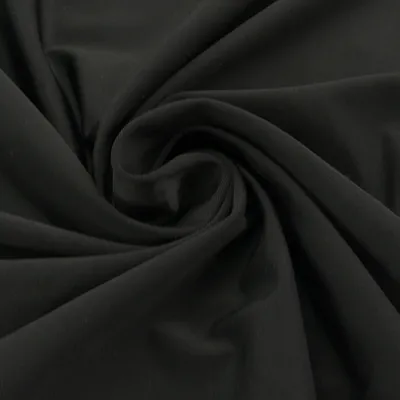 Produktbild von Kreativstoff Meterware Elastic Bademodenstoff uni schwarz