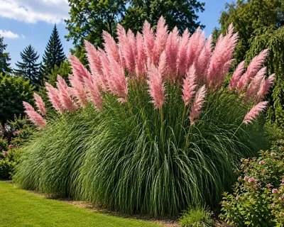 Produktbild von SaatPilot Cortaderia selloana 'Pink' 10.000 Samen Pampasgras