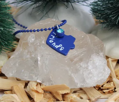Produktbild von Bixorp Friends BFF Halskette für 3 mit blauem Herz und Kristallen – Freundschaftskette Mädchen – Beste Freunde Halskette Freundschaftsgeschenk für Drei