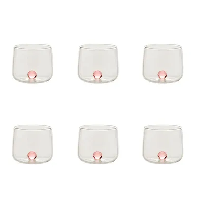 Produktbild von ZAFFERANO Bilia Junior 6 Gläser Rosa