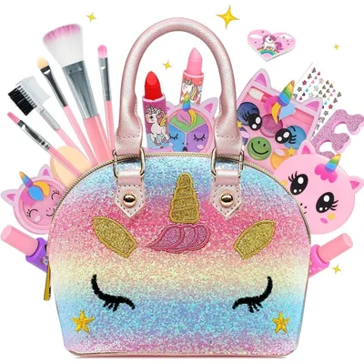 Produktbild von Kinderschminke Set Mädchen Kinder Make Up Koffer Spielzeug Geschenke 4-12 Jahre