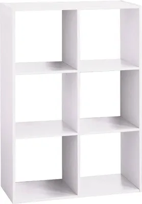 Produktbild von 5five Simply Smart Regal Mix N Modul 2x3, Holzspahn, Weiß, 100.5 x 67.5 cm, 138909C