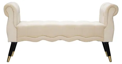 Produktbild von Bank Paris 120 x 60 x 40 cm Pinie Metall Polyester Mehrfarbig