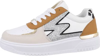 Produktbild von Ital-Design Damen Freizeitschuhe  Lederoptik Sneakers Low 85878398 Weiß Gr.  37