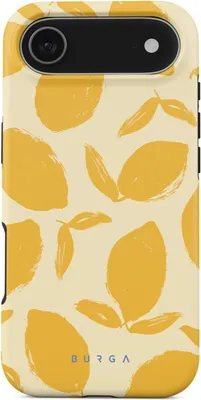 Image de Étui MagSafe pour Apple iPhone Air - Coque arrière Burga Tough - Lemon Tart