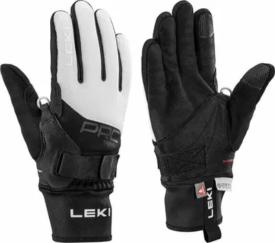 Zdjęcie produktu dla Leki PRC ThermoPlus Shark Women Black/White 7 Rękawice narciarskie