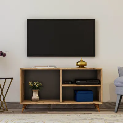 Zdjęcie produktu dla Skye Decor, Zisino – Pine, stolik pod telewizor, sosna, 100% METAL, 120 x 50 x 30 cm