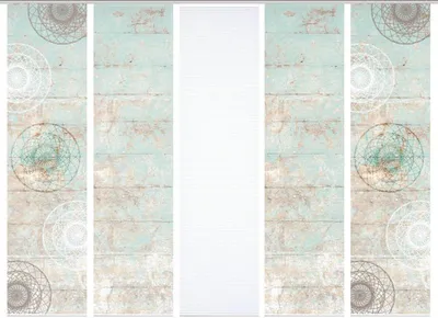 Produktbild von HOME in green 84089 MANDRIGA Schiebegardine aus recyceltem Polyester