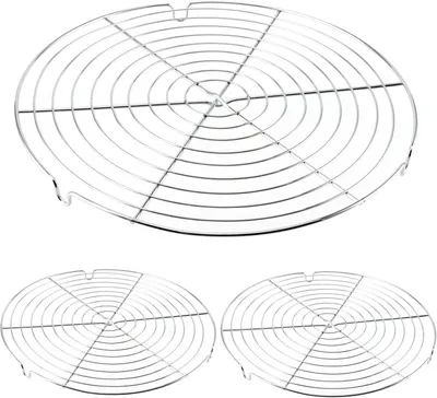 Produktbild von Backgitter rund, 30 cm Durchmesser, 3 Stück, für die Küche