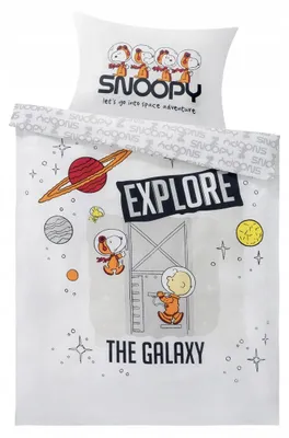 Produktbild von Lupilu Baby Bettwäsche Snoopy Baumwolle 135 x 100 cm