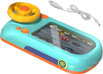 Imagen del producto de Volante de juguete para bebés, simulación educativa, juguete de conducción para niños y niñas, juego de carreras