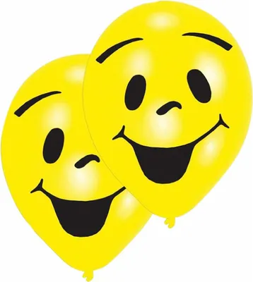 Immagine prodotto di Palloncini Amscan Sunny Smile, 25,5 cm, gialli, confezione da 8 pezzi