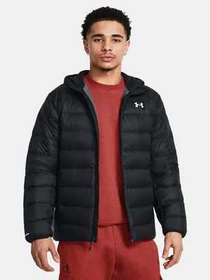 Produktbild von Under Armour Herrenjacke LEGEND DAUNENJACKE MIT KAPUZEN - SCHWARZ 4XL