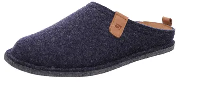 Produktbild von Rohde Herren Pantoffel Hausschuh Softfilz Wechselfußbett Lucca-H 6940, Größe:41 EU, Farbe:Blau