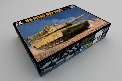 Productafbeelding van Trumpeter Amerikaanse M1A2 SEP hoofdpantserwagen, schaal 1:16