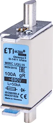 Immagine prodotto di Fusibile NH000 125 A, gR 690 V, M00CUQ, U-N 004331029