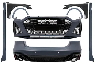 Obrázok produktu pre Karoséria pre Audi A7 4K8 2018+ Wide RS Design – nárazník, blatníky, mriežka chladiča.