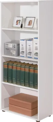 Produktbild von Inter Link Bücherregal Arco 4 Fächer weiss