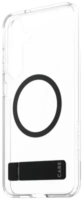 Produktbild von PanzerGlass CARE™ by ® Kickstand Case Transparent m. Qi Samsung Galaxy S25+, Cover, Samsung, Samsung - Galaxy S25+, Transparent