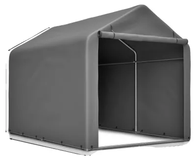 Produktbild von Fahrradunterstand, langlebige Konstruktion, Wetterschutz, Beige, 160x220x165cm