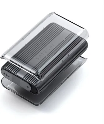 Immagine prodotto di Satechi, Contenitore USB4 Pro SSD NVMe M.2 8Gb/s esterno in alluminio, argento