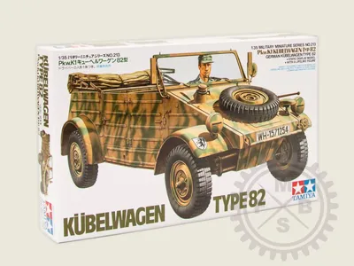 Immagine prodotto di Tamiya 1:35 Auto K1 Kübelwagen T della Seconda Guerra Mondiale