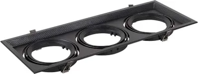 Immagine prodotto di Apparecchio da incasso a soffitto 3xAR111 G53 Nero V-TAC 35831 VT-7223
