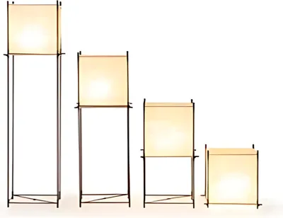 Image de Set de 4 lampadaires élégants pour un éclairage d'ambiance dans la pièce