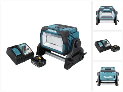Produktbild von Makita DML 809 RM1 Akku LED Baustrahler 18 V 10000 lm + 1x Akku 4,0 Ah + Ladegerät