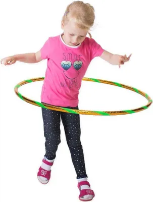 Produktbild von Funny Kinder Hula Hoop, Ø80cm, Gelb-Grün