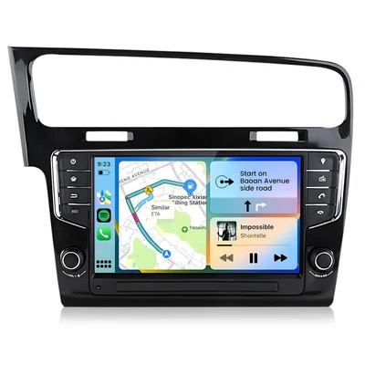 Immagine prodotto di Autoradio Hexinex per Golf 7 (2013-2017) 9 pollici, 6 GB + 128 GB, Android 15, 8 core, CarPlay