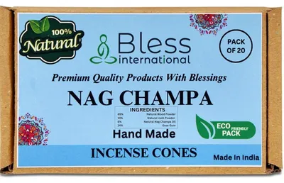 Produktbild von Räucherkegel Nag Champa Bio 20 Stück