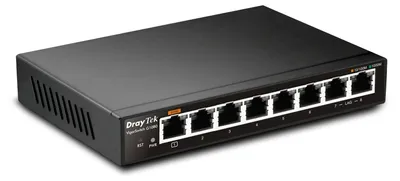Image de Draytek VSWITCHG1080-DE-AT-CH Switch Desk. DrayTek VigorSwitch  G-1080           8*GE retail