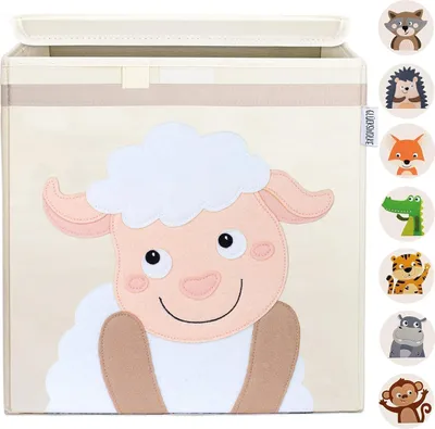 Produktbild von Aufbewahrungsbox Kinder 15 Motive | Spielzeugkiste mit Deckel | Aufbewahrungsbox für das Kinderzimmer