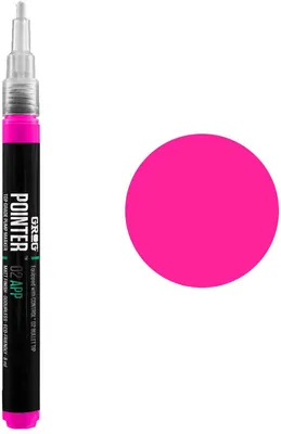 Produktbild von Grog Pointer 02 APP - Lackmarker - Acrylfarbe auf Wasserbasis - feine Spitze von 2 mm - Jellyfish Fuchsia - rosa