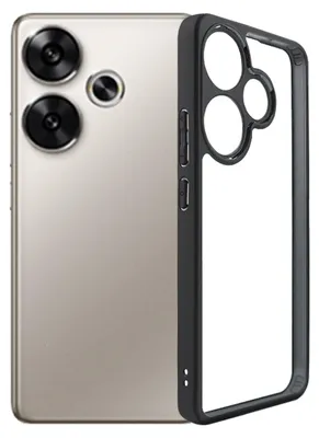 Obrázek produktu pro Pro Xiaomi Poco F6 5G / Redmi Turbo 3 TPU + průhledný ochranný kryt PC Black