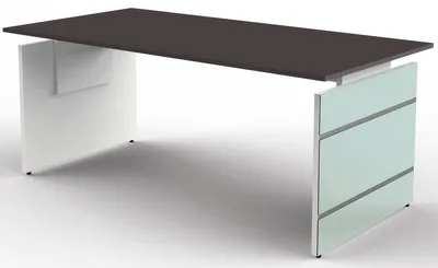 Produktbild von Schreibtisch Aveto Wangengestell 180x80x68-76cm höhenverstellbar anthrazit