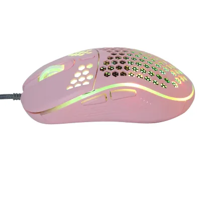 Produktbild von Kabelgebundene Maus,RGB-Gaming-Maus,Hollow-Maus,einstellbare 4-Geschwindigkeiten-Maus,Plug-in-Maus,kabelgebundenes externes Laptop-Gerät