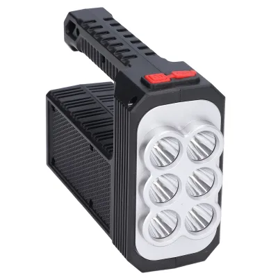 Produktbild von Solar-Taschenlampe,Taschenlampe,Tragbare Taschenlampe,Multifunktionales Handlicht,Notfall-Handlicht,Camping-Taschenlampe