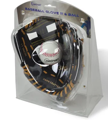 Immagine prodotto di Set da baseball Sunsport con guantone e palla da baseball per adolescenti