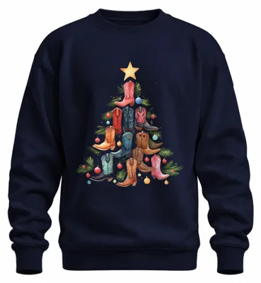 Imagen del producto de Stiefel Weihnachtsbaum - Árbol de Navidad de Stiefel - Regalo de Navidad - Jersey navideño uni, color azul marino, talla XXL