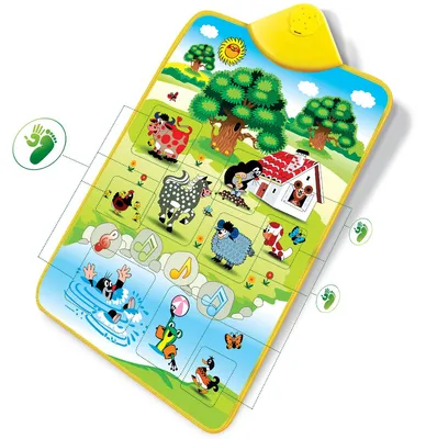Obrázok produktu pre Krtko a zvieratka- elektronická hracia podložka  Wiky
