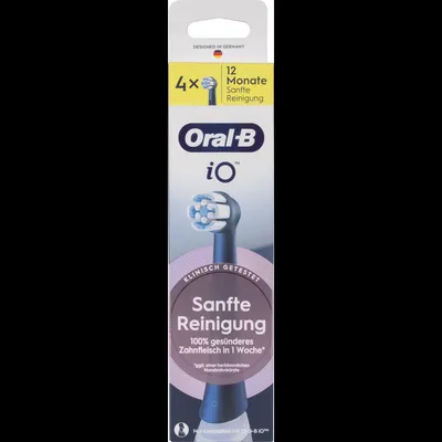 Produktbild von Braun Oral-B iO Sanfte Reinigung 4er, Aufsteckbürste, (Für