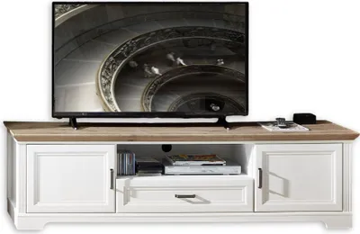 Produktbild von TV Lowboard JASMIN 193 cm Pinie weiß Nachbildung
